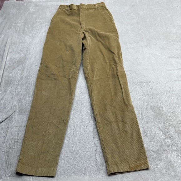 American Eagle Outfitters Pants - Vintage American Eagle Cordoroy Pants 9/10 Tan Brown High Rise Straight USA Made